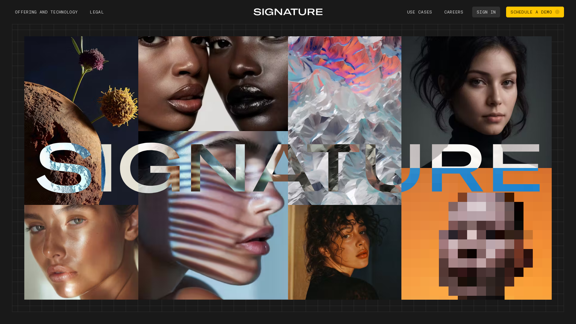 Signature screenshot