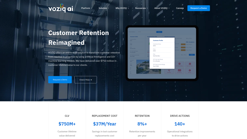 AI-Powered Growth for Subscription Businesses - VOZIQ AI