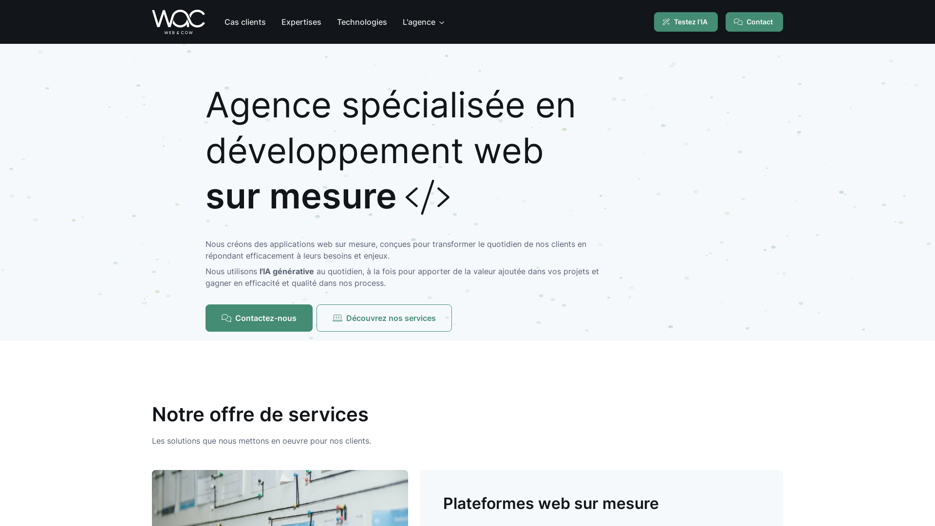 Web and Cow screenshot