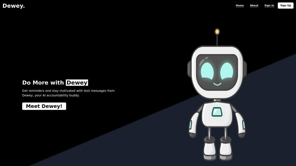 Dewey: Your new accountability buddy