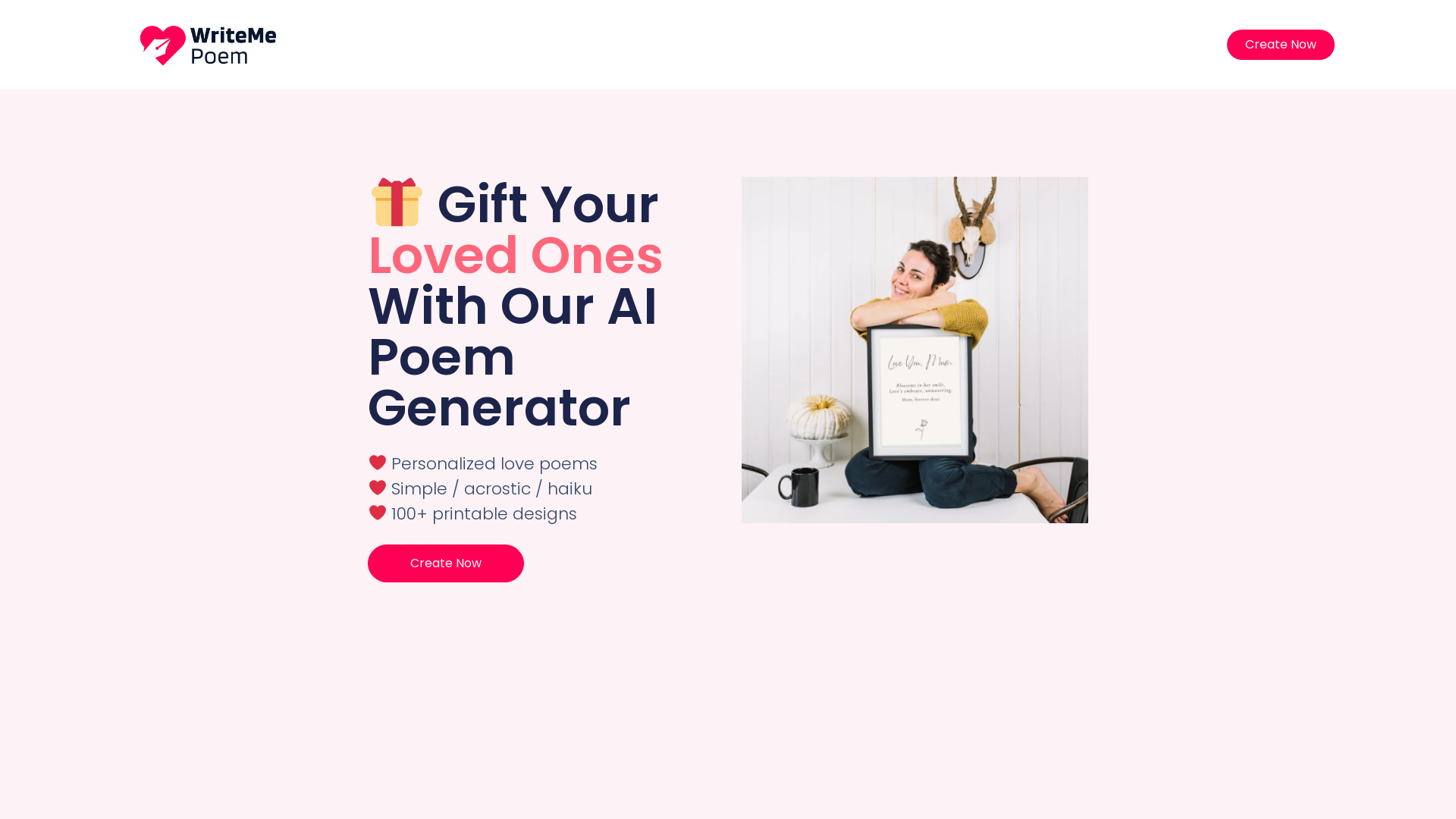 Gift Your Loved Ones With Our AI Poem Generator​