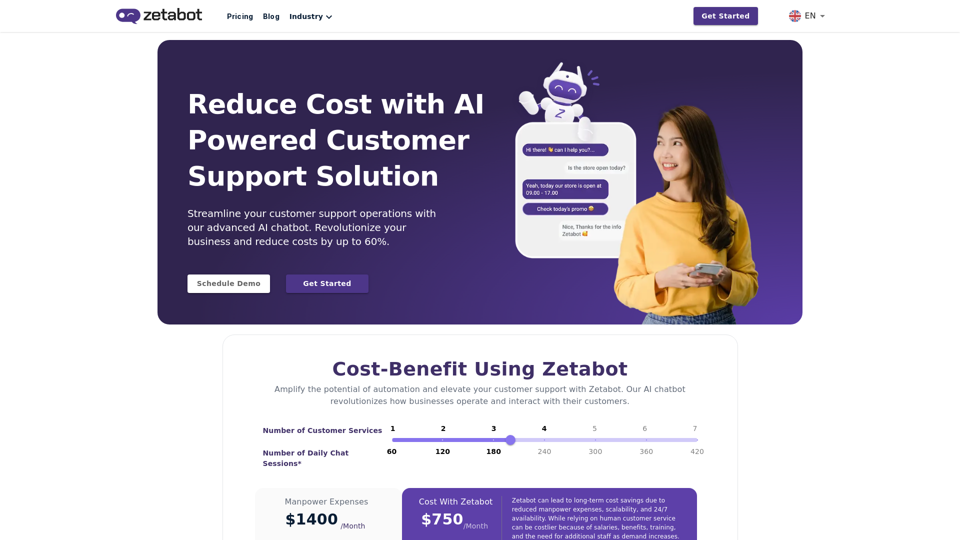 Zetabot | Chatbot for your business