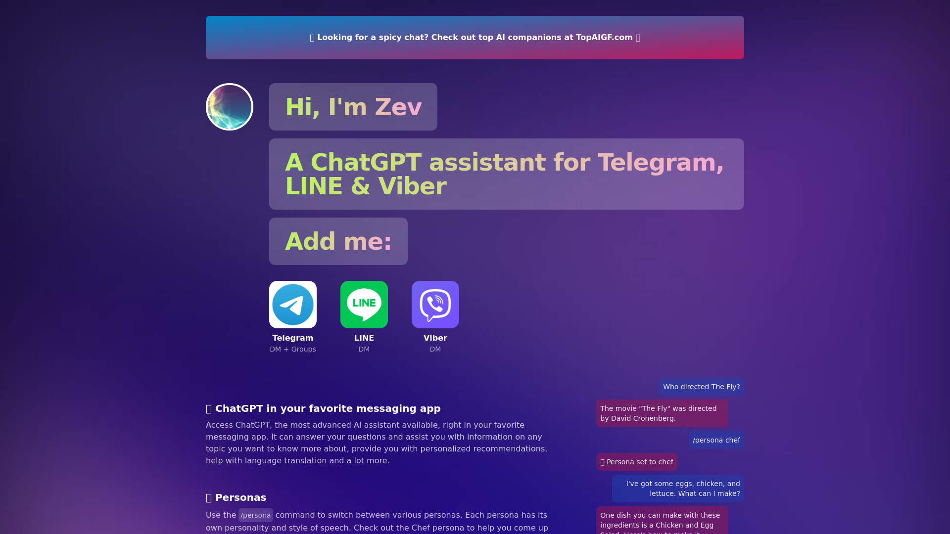 Zev screenshot