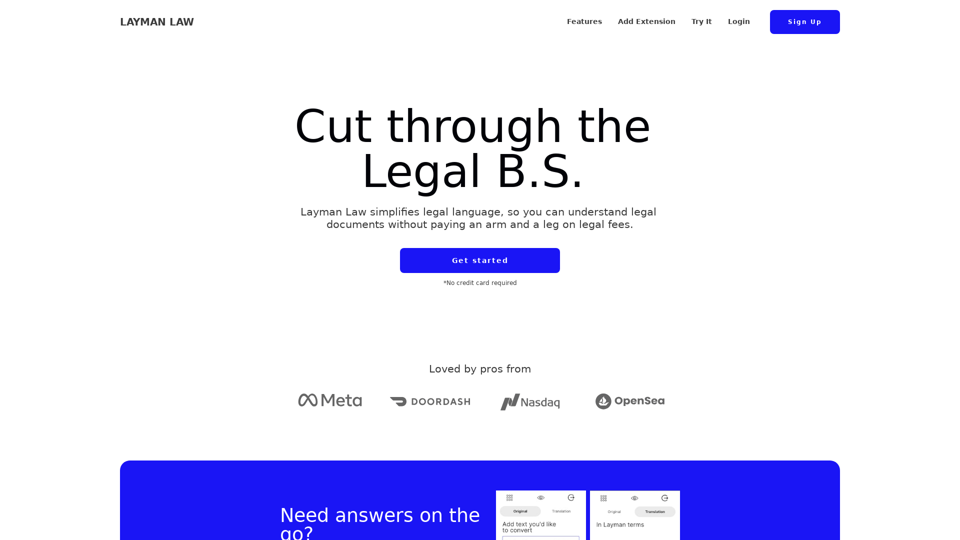 Layman Law screenshot