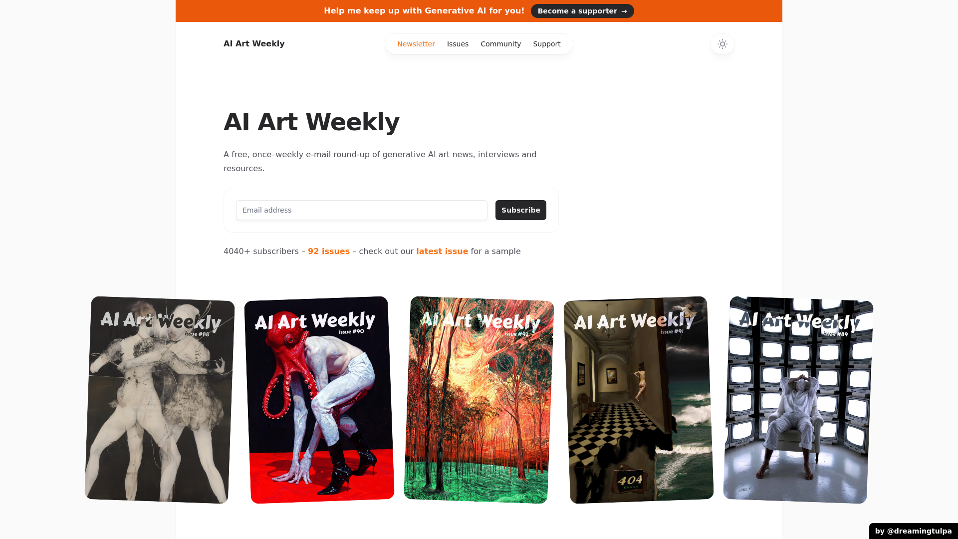AI Art Weekly screenshot