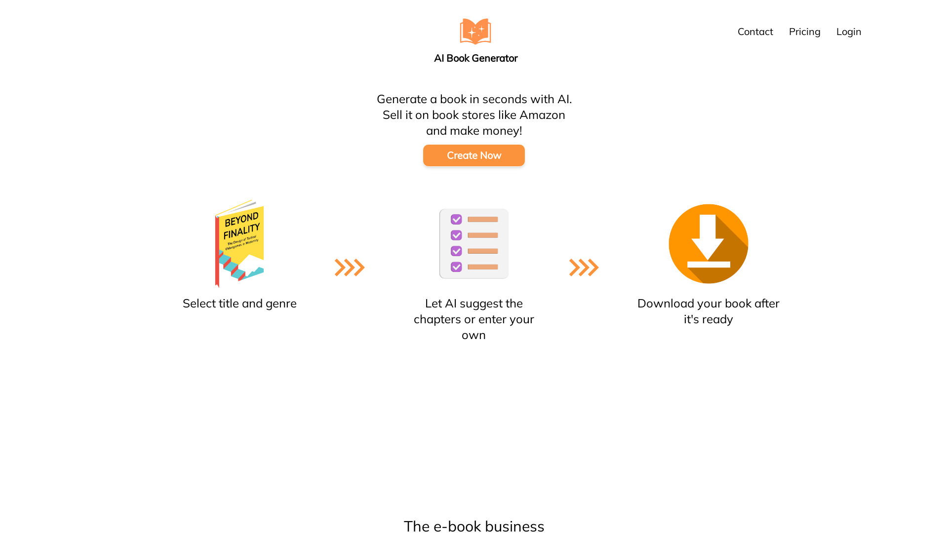 AI Book Generator screenshot