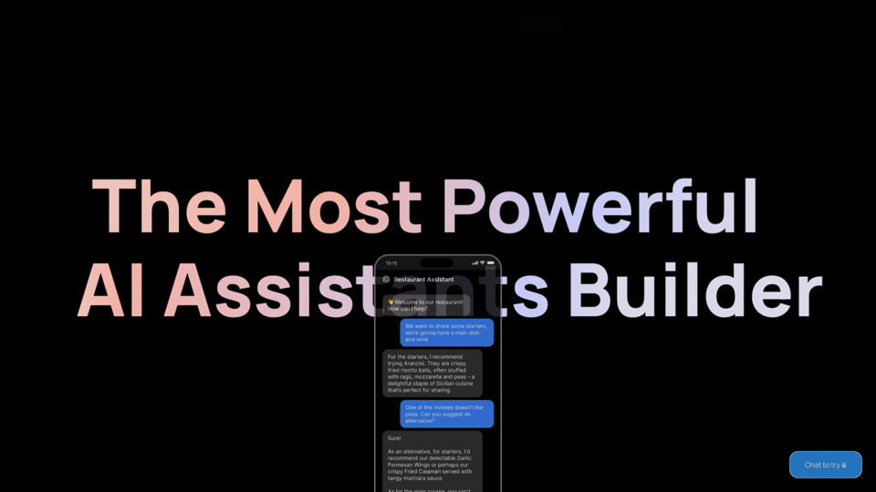 No-code AI Assistant Builder - Use Models like OpenAI, Claude 3 and Azure
