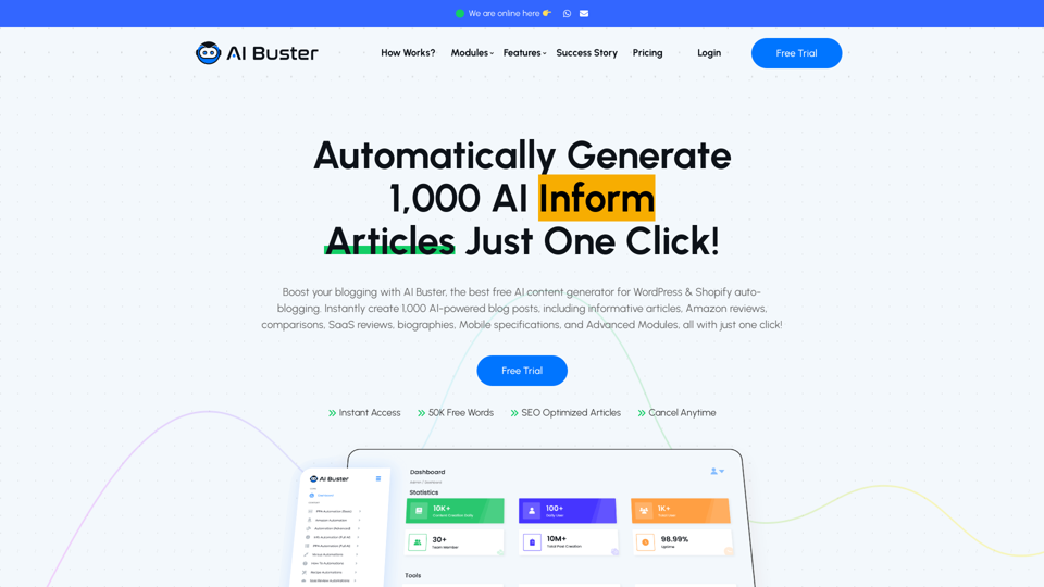 AI Buster - AI Content Generator For WordPress Auto Blogging & More