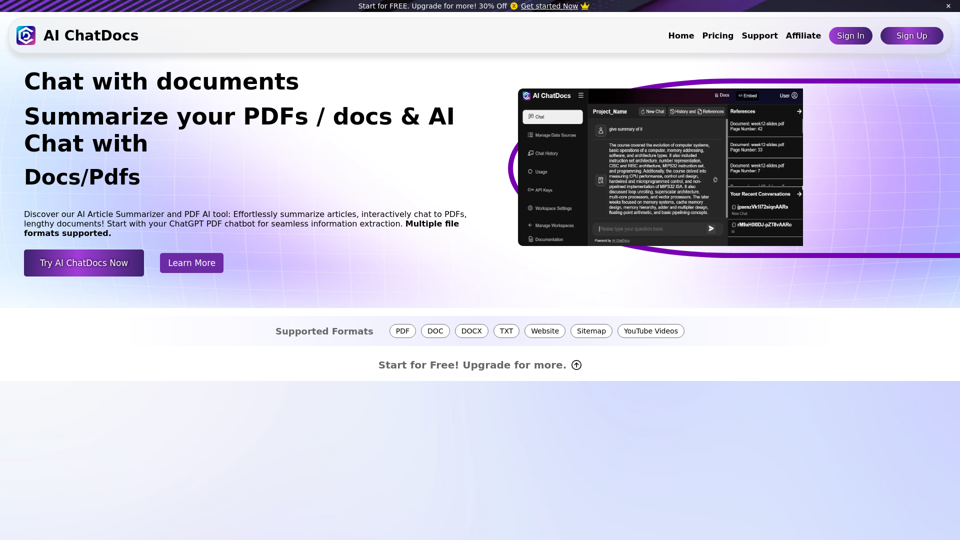 AI ChatDocs - AI Chat with PDF Documents ChatGPT