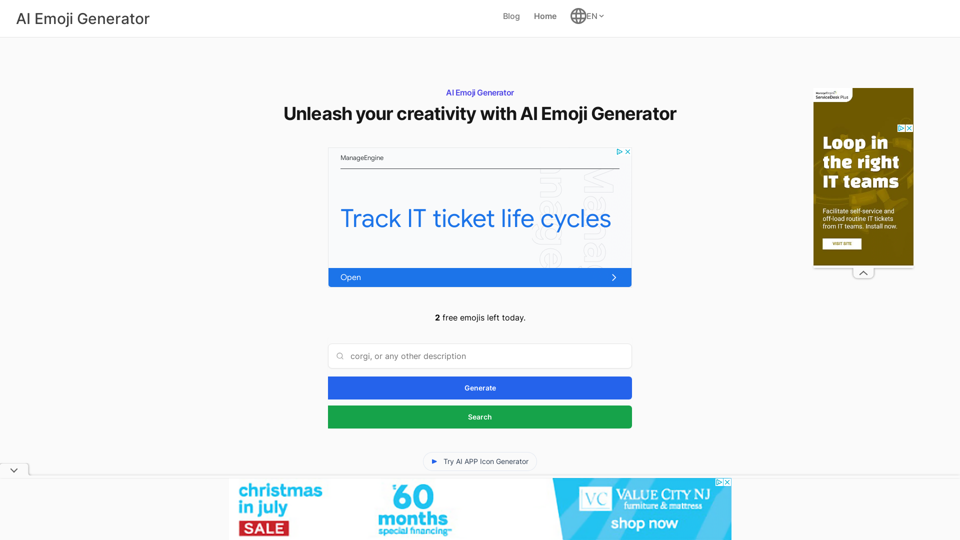 AI Emoji Generator screenshot
