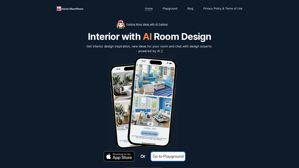 InteriorAI Room Planner screenshot