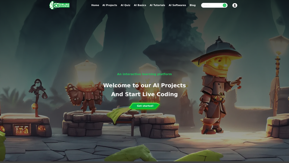 Artificial Intelligence Online Course screenshot