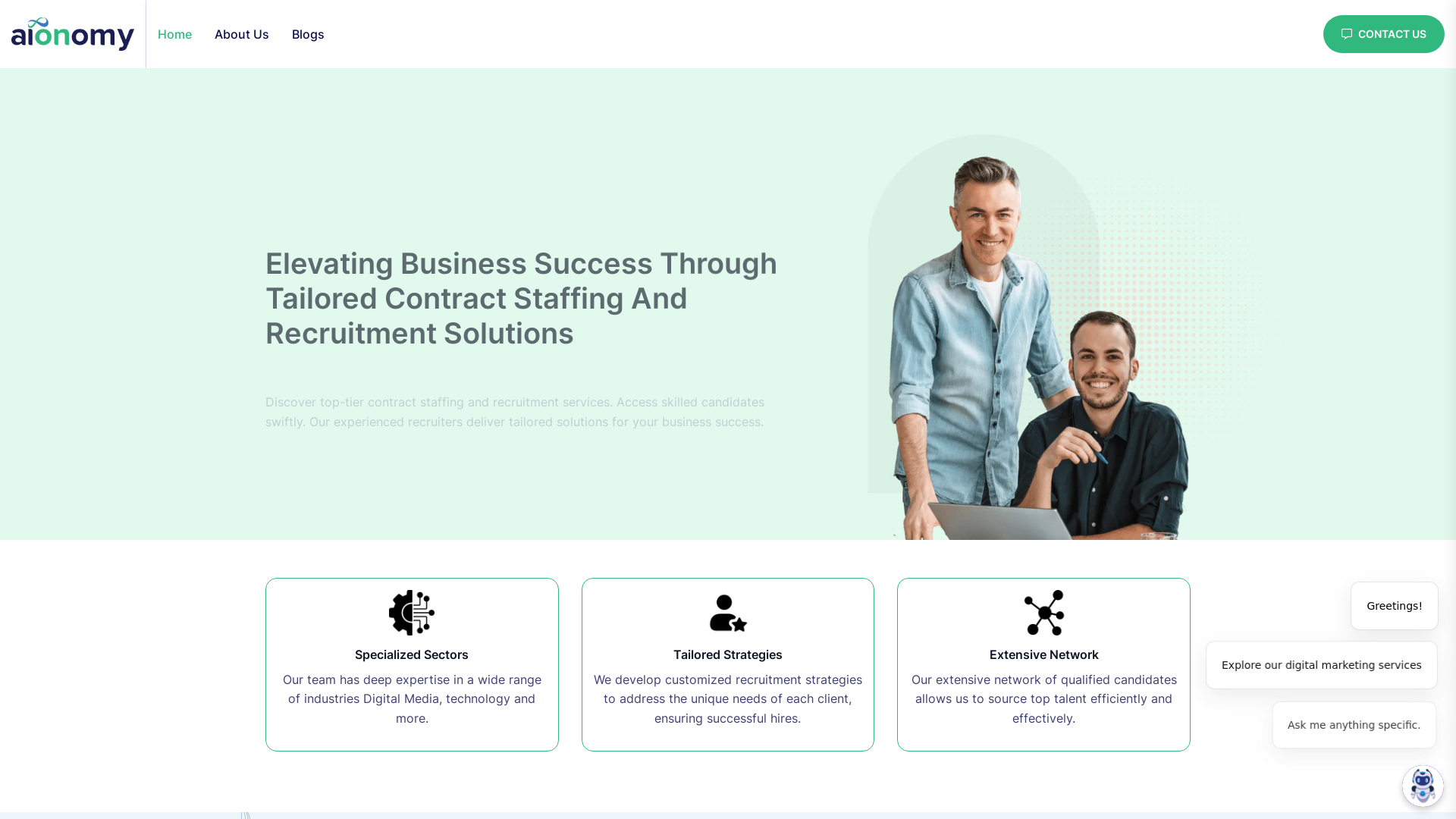 Expert Contract Staffing & Recruitment Services screenshot