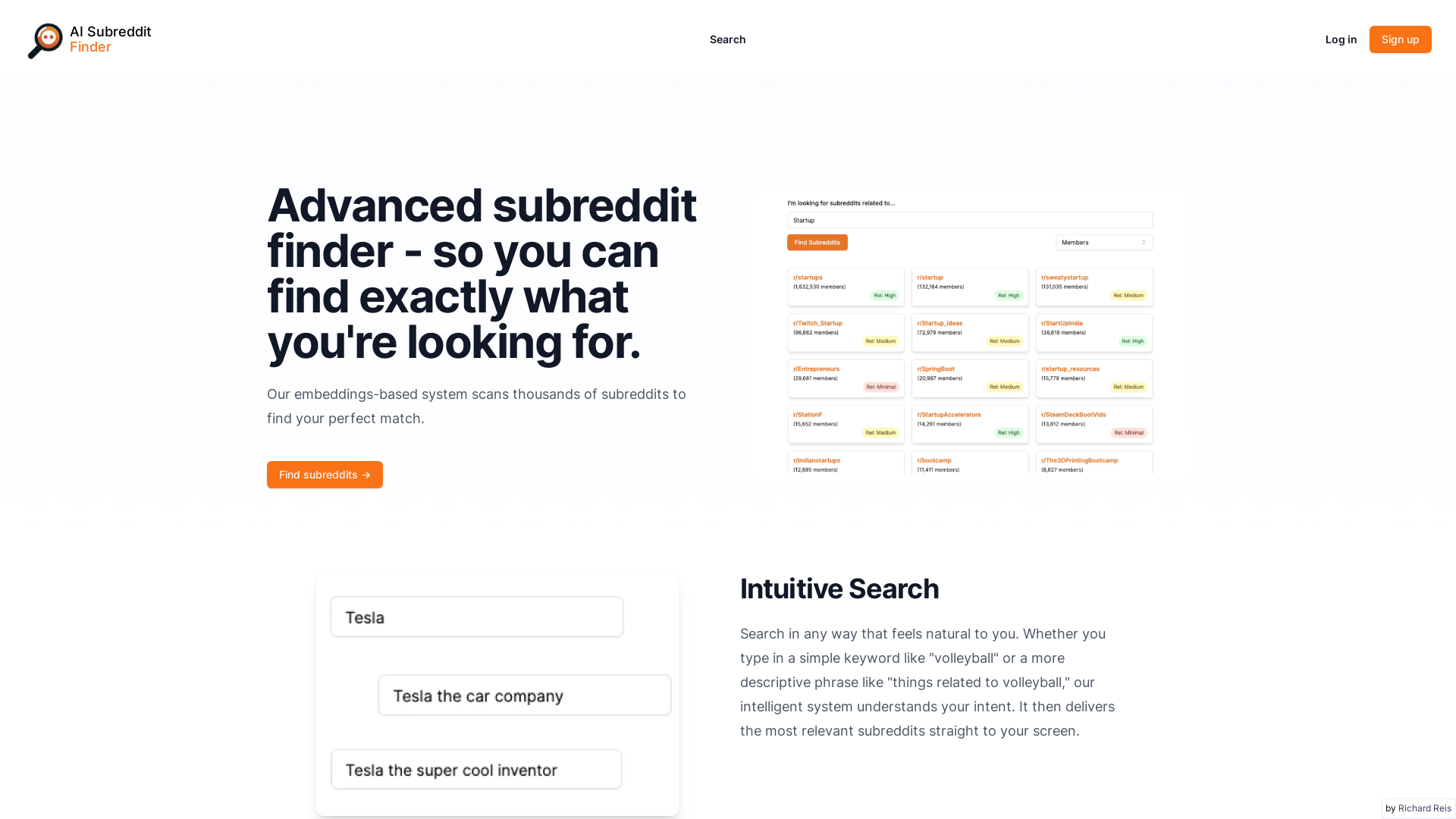 AI Subreddit Finder