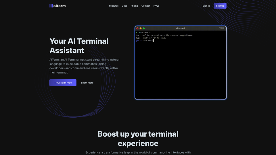 AI Terminal Assistant screenshot
