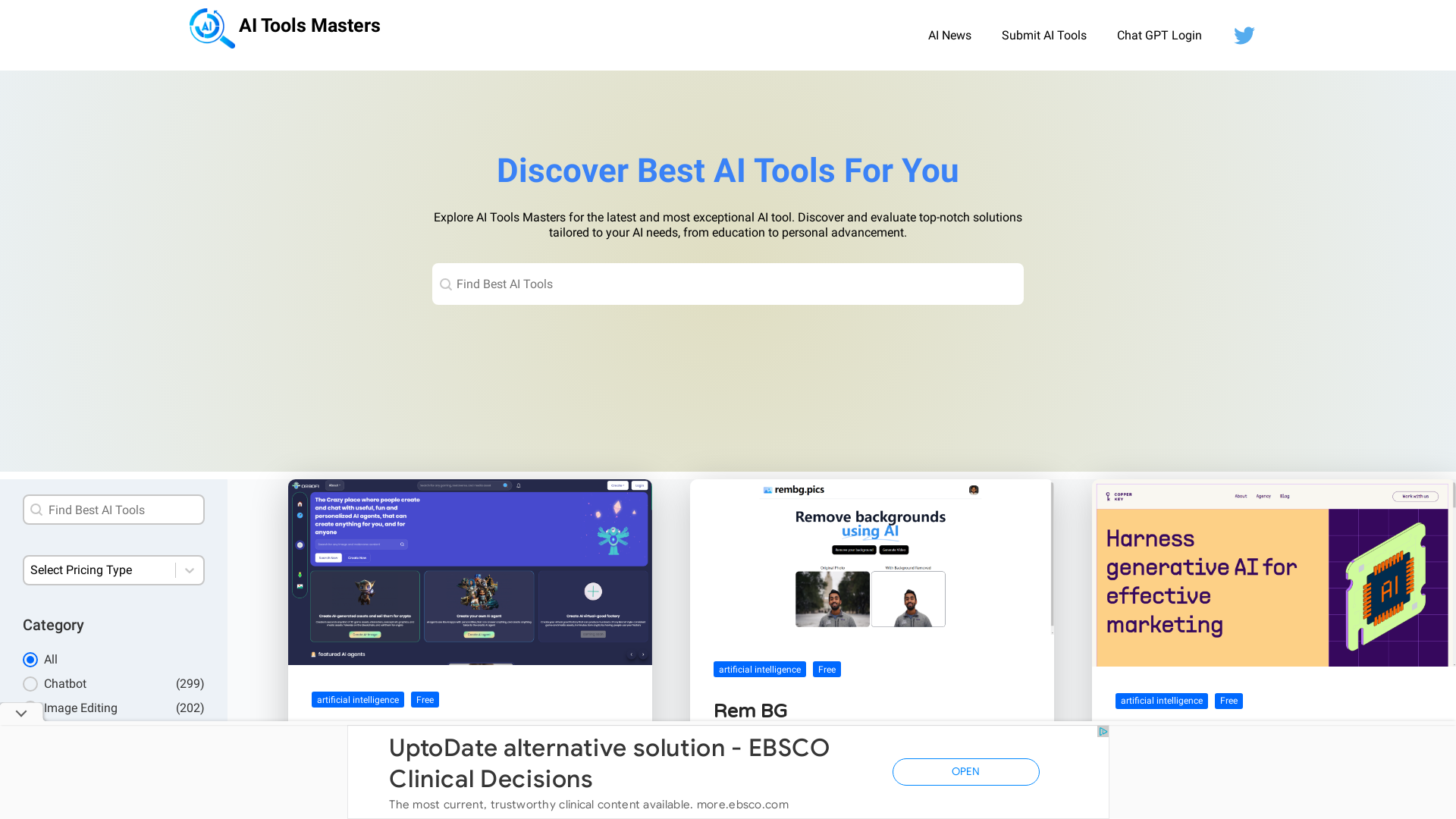 Discover Best AI Tools For You