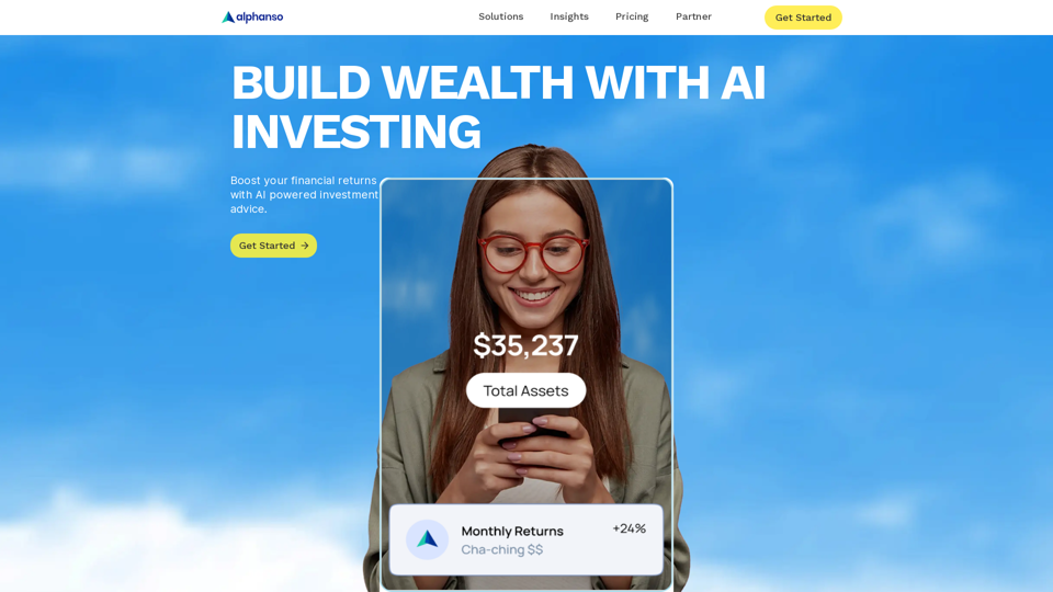 AI-powered Stock Investing & Trading App | Alphanso