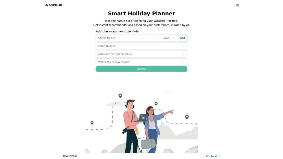 Free Travel Planner screenshot