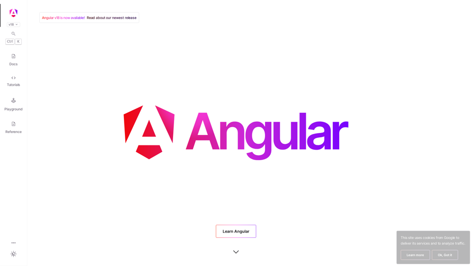 Home • Angular screenshot