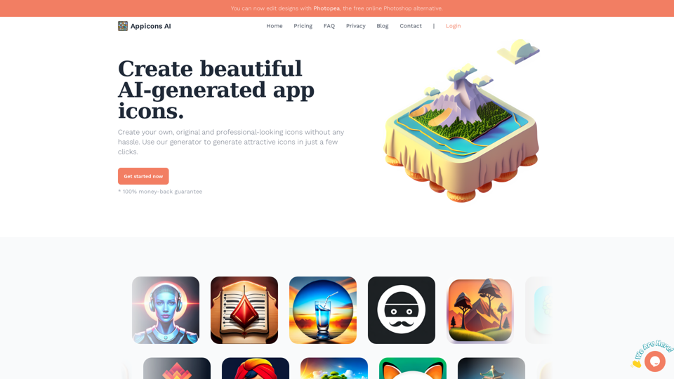 Create beautiful AI-generated app icons | Appicons.ai