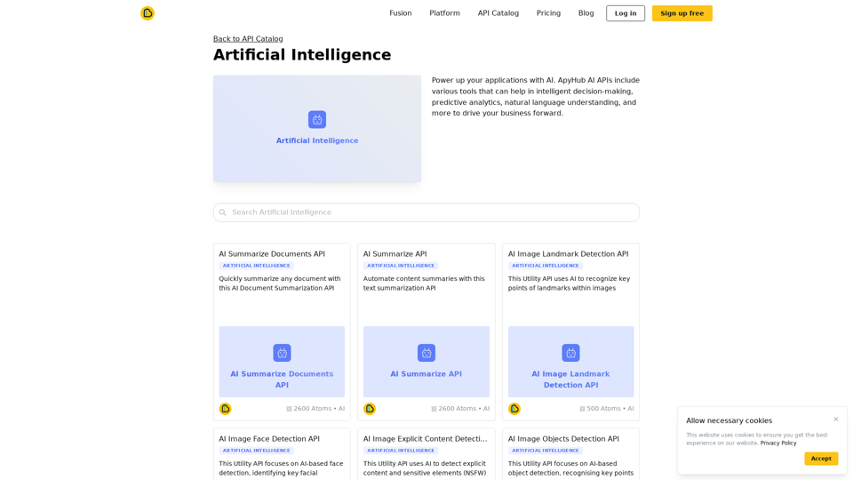 ApyHub AI enabled APIs - ApyHub