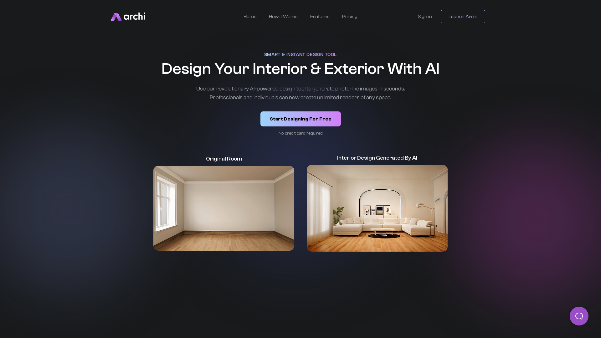 AI Interior & Exterior Designer