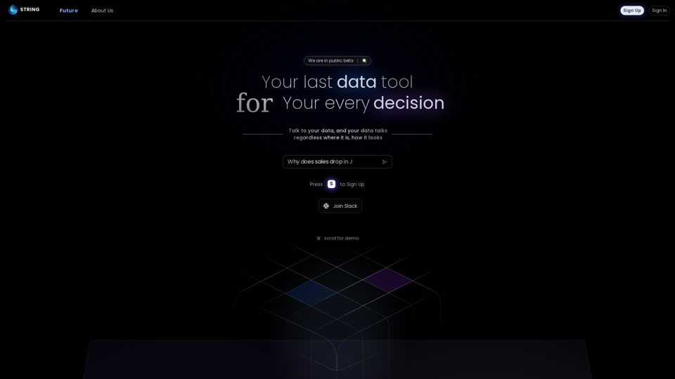 STRING screenshot
