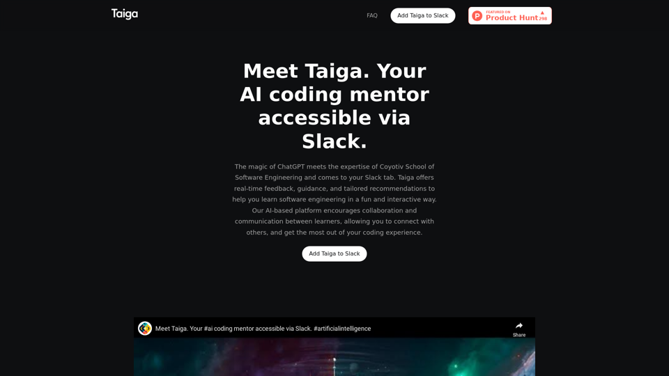 Taiga screenshot