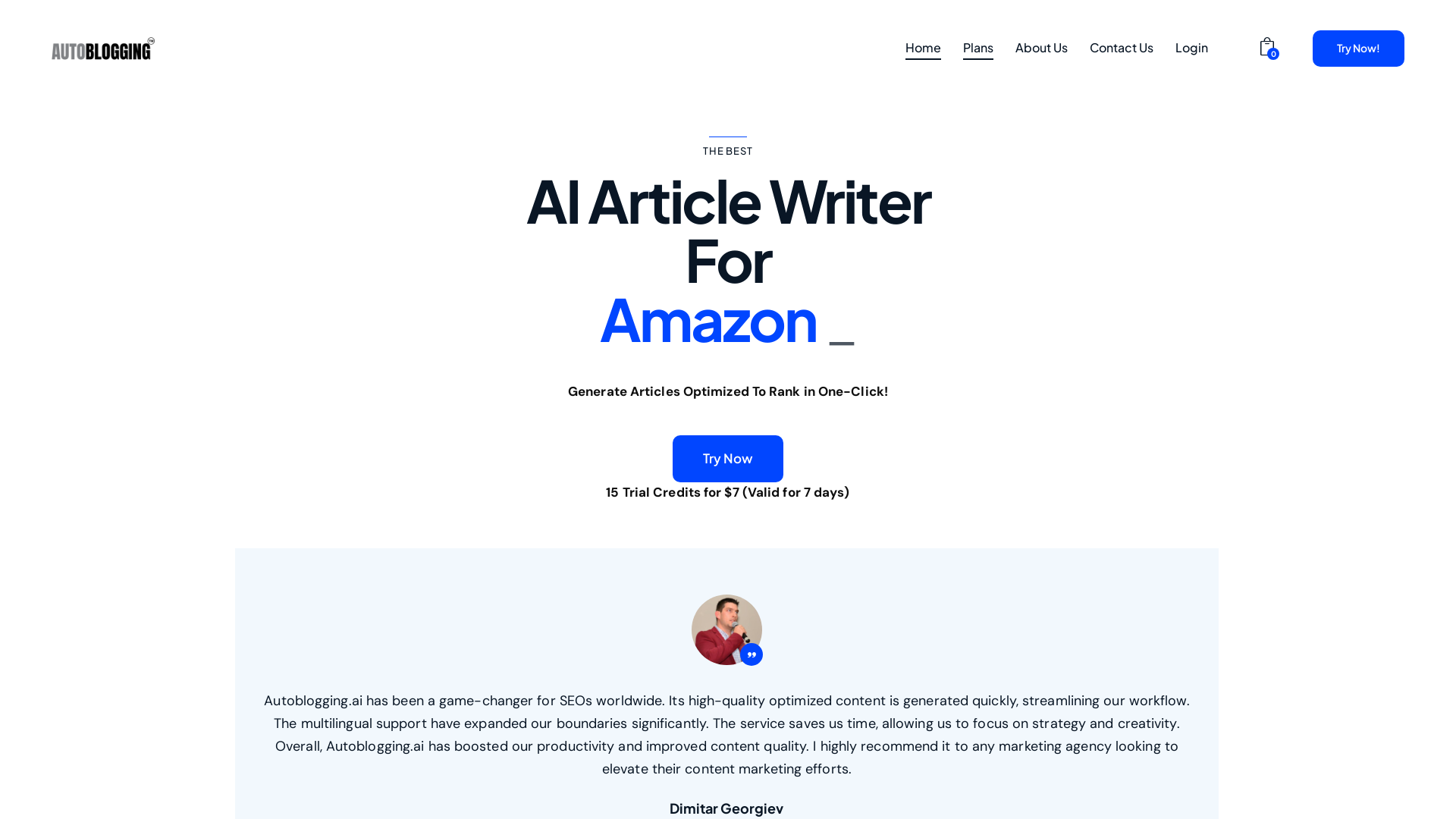 Generate Articles Optimized To Rank in One