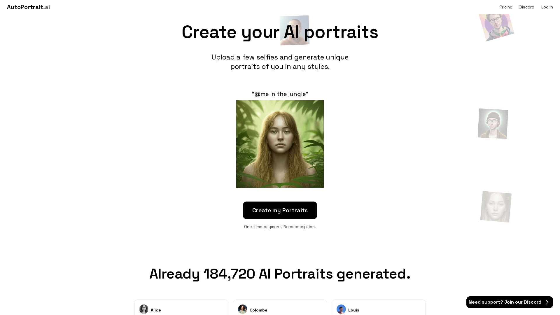 AI Portrait Generator screenshot