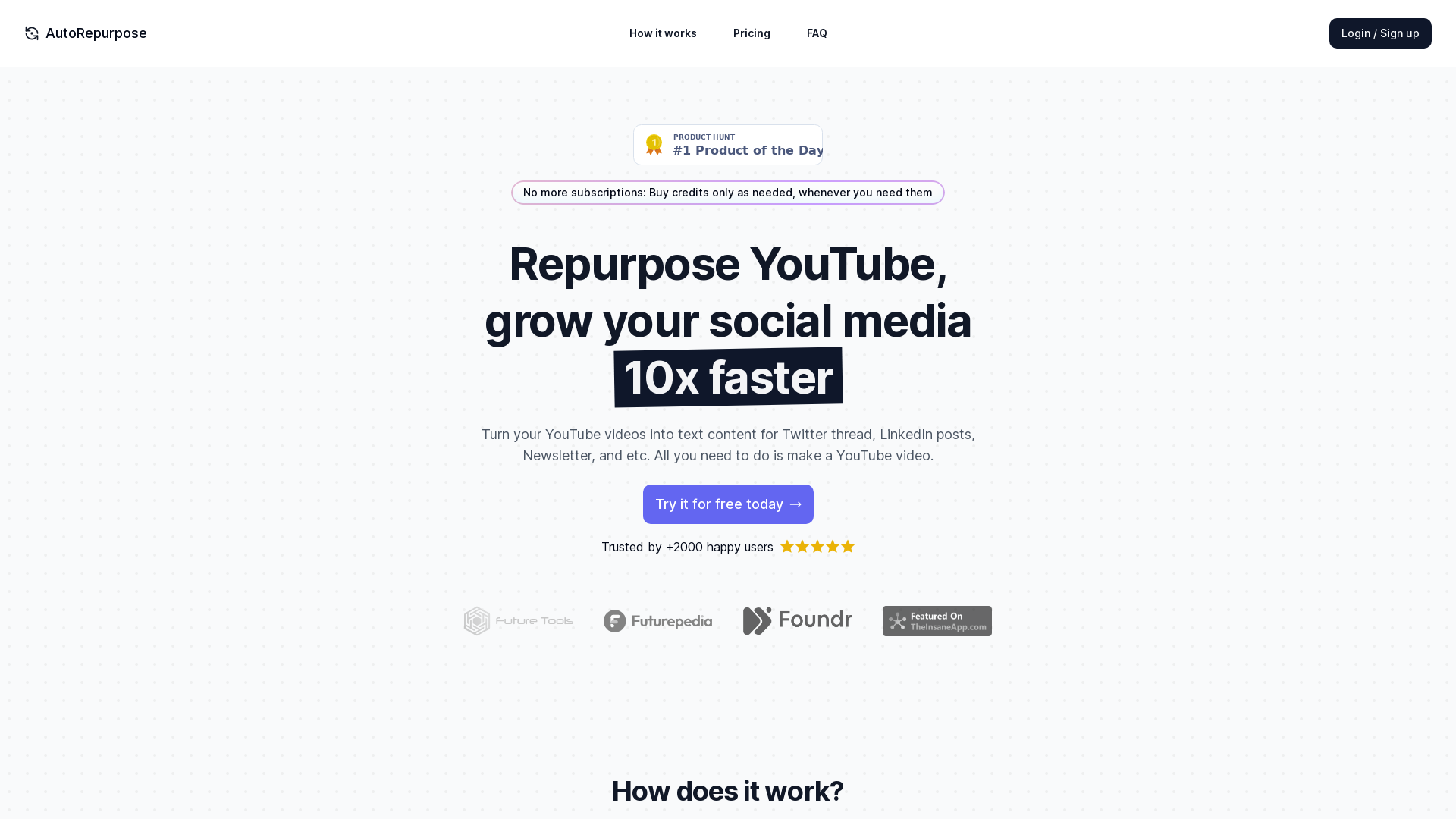 AutoRepurpose screenshot