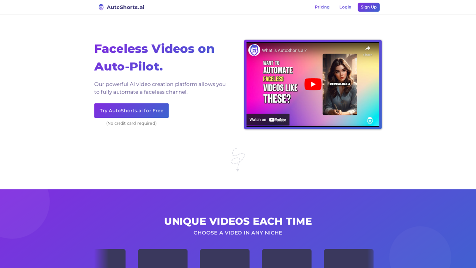 AutoShorts.ai screenshot