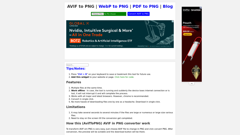 AVIF to PNG - Convert AVIF to PNG File - aviftopng.org