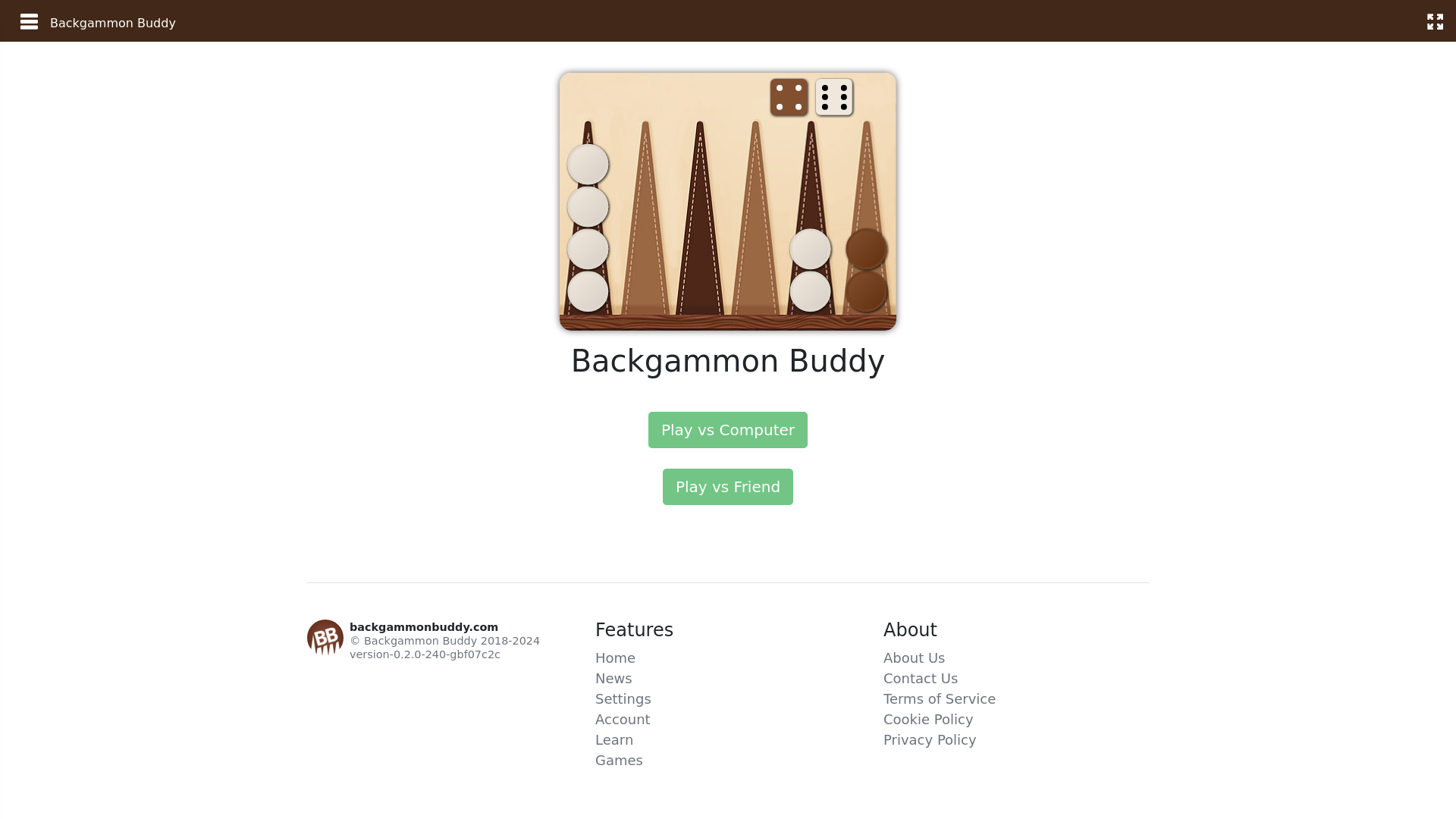 Backgammon Buddy screenshot