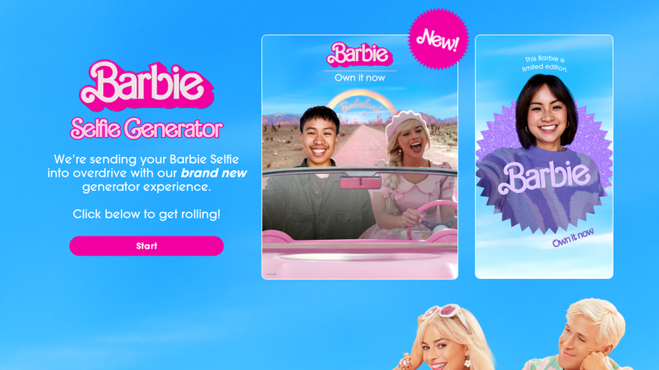 Barbie Selfie Generator