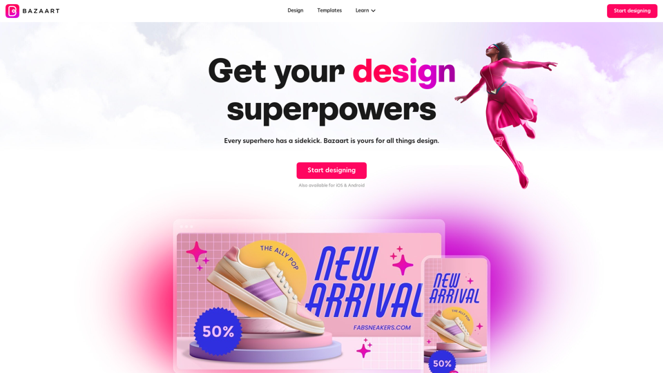 Bazaart: Get your graphic design superpowers!