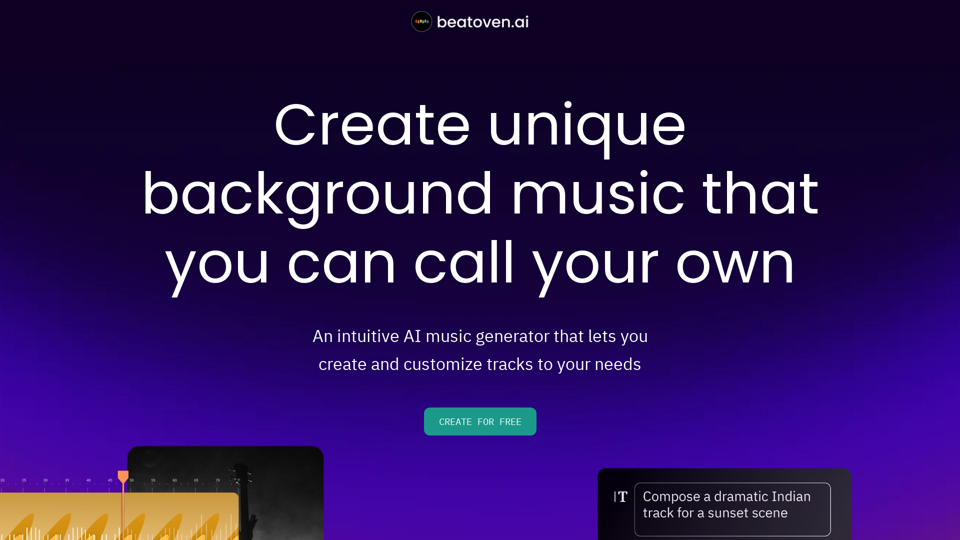 Beatoven.ai screenshot