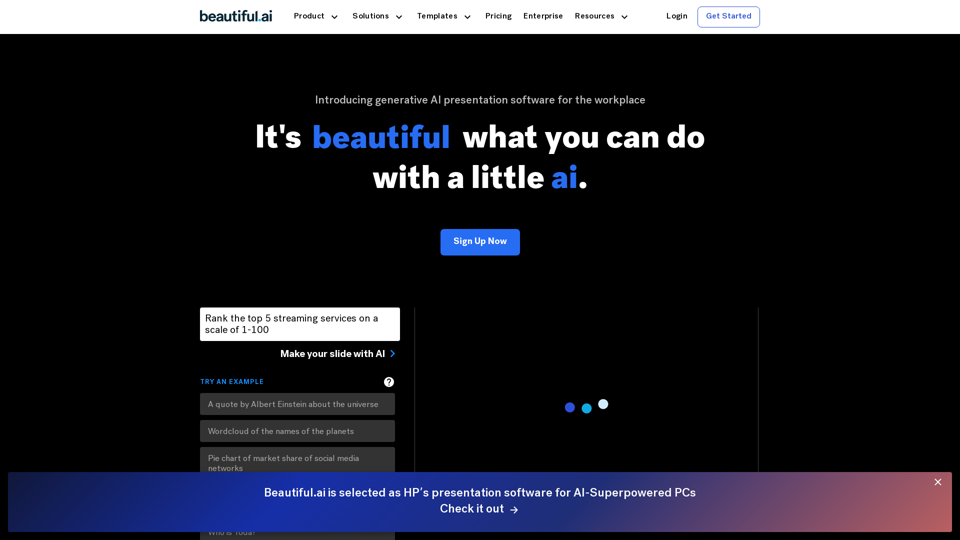 AI Presentation Maker screenshot