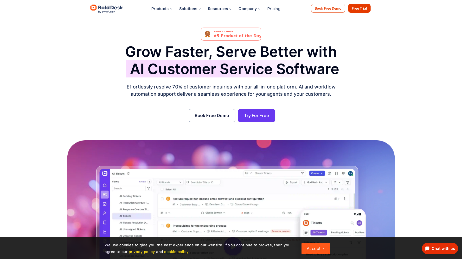 Customer Service Software screenshot