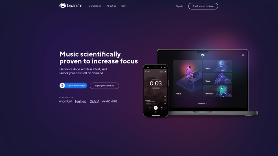 Music to Focus Better screenshot