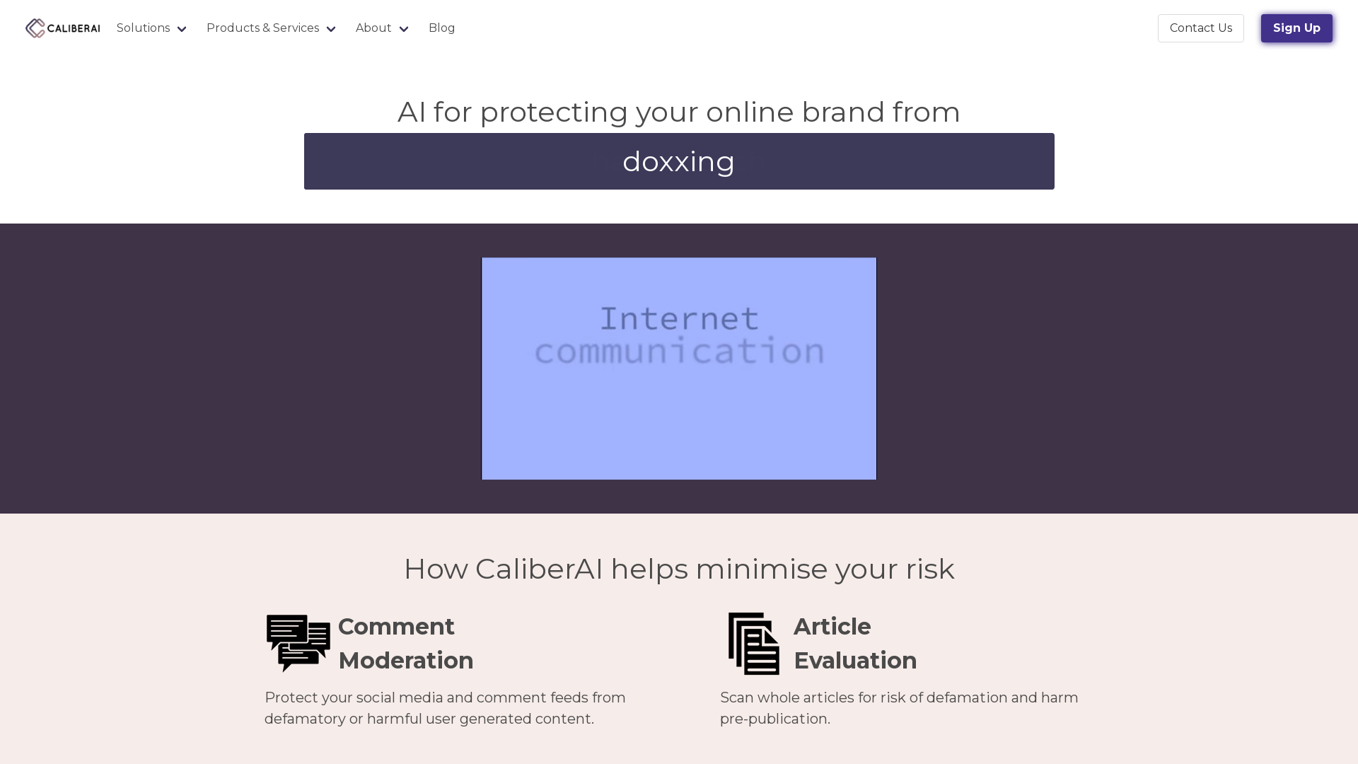 CaliberAI screenshot