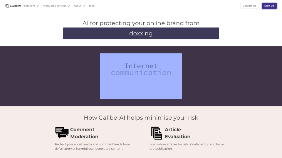 CaliberAI screenshot