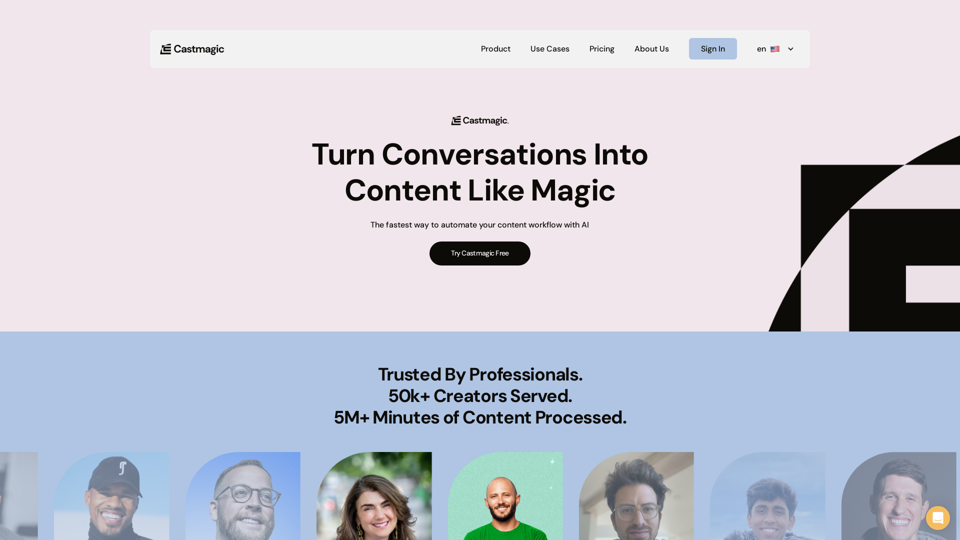 Castmagic screenshot