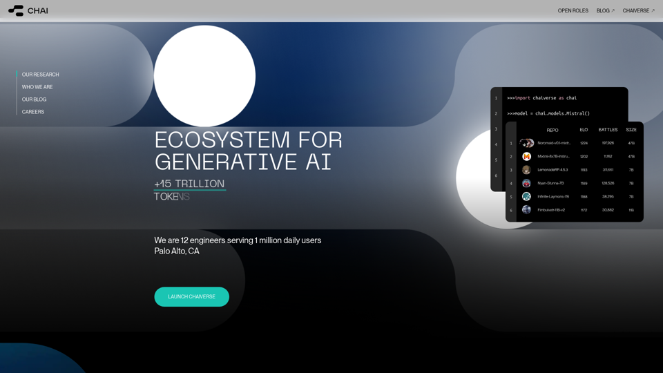 Chai AI screenshot
