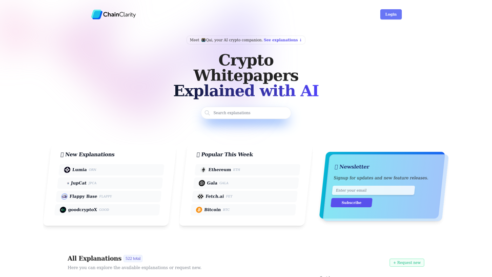 ChainClarity screenshot