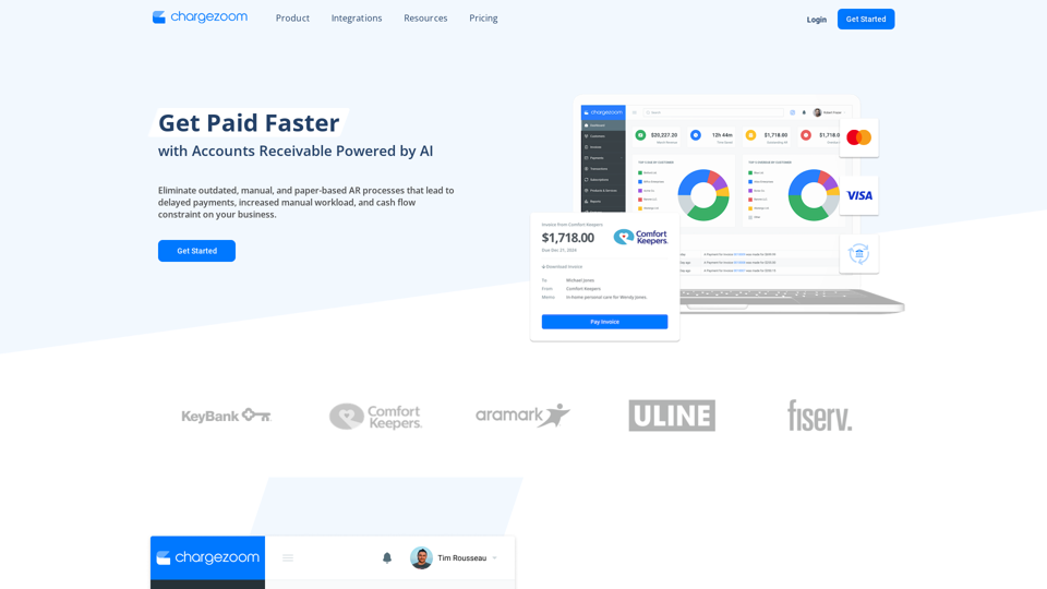 Chargezoom - Get paid faster with Accounts Receivable powered by AI