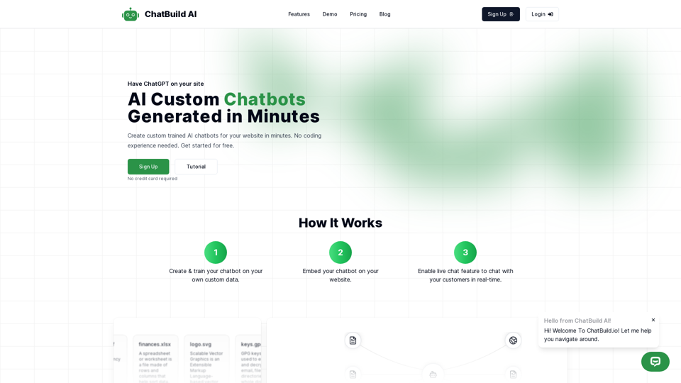 ChatBuild Ai - Build Chatbot Widgets for Your Website | Build Chatbot Widgets for Your Website