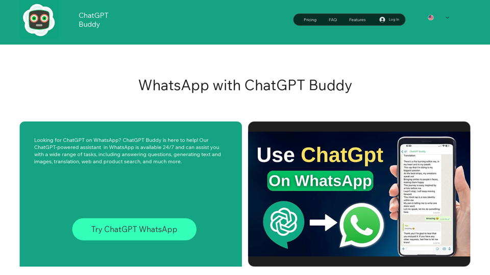 ChatGPT WhatsApp Buddy | ChatGPT WhatsApp