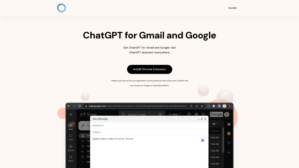 ChatGPT for Gmail and  Google