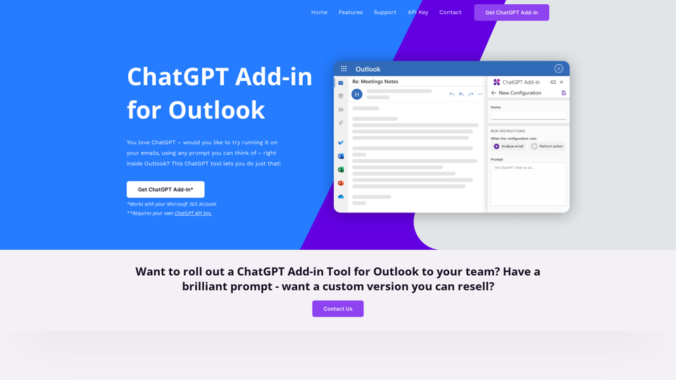 Home - ChatGPT for Outlook